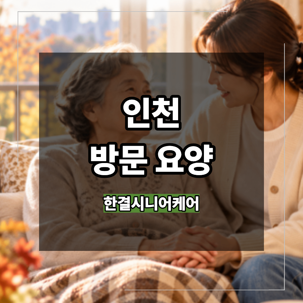 인천 방문 요양 부모님 생활 확인할 변화 7가지
